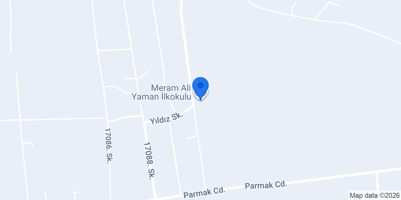 Meram Ali Yaman İlkokulu konumu