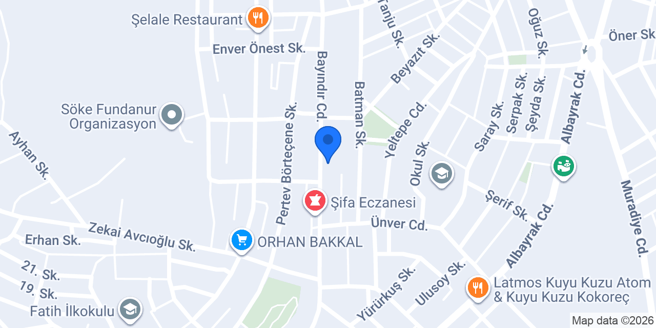 Doğa Eczanesi konumu
