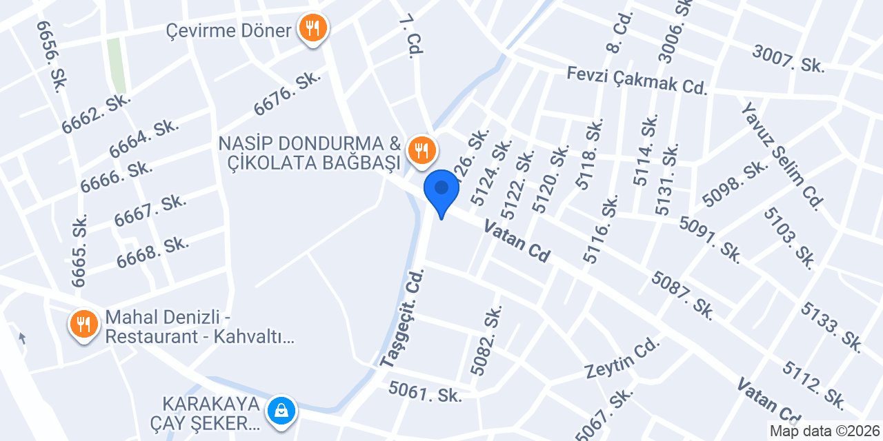 Bizim Cadde konumu