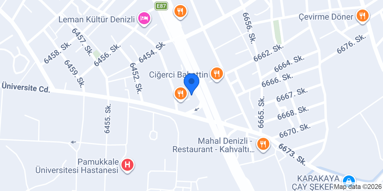 DENİZLİ FİNAL KURS KAMPÜS konumu