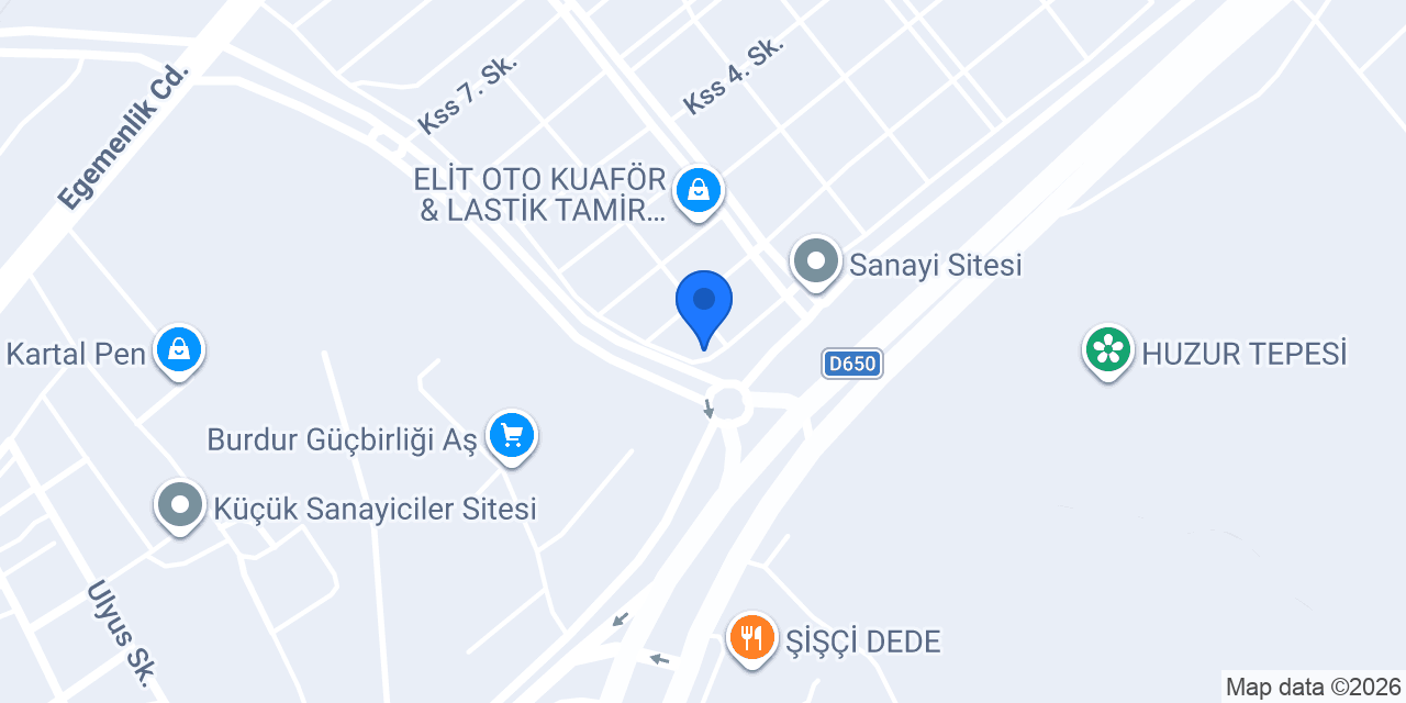 Safa Otomotiv konumu