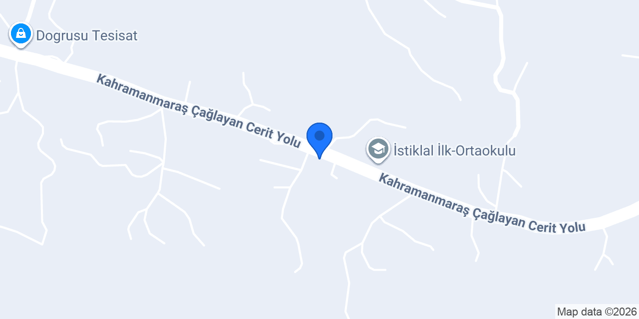 Çağlayancerit Anaokulu konumu