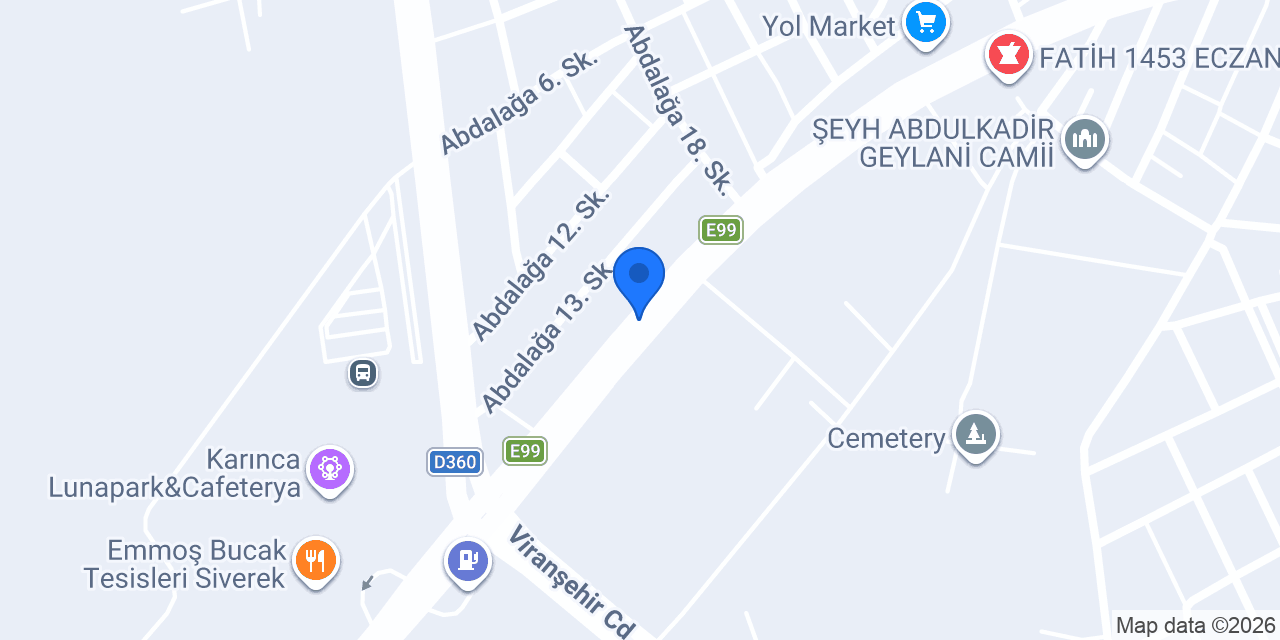 Karaca Pen konumu