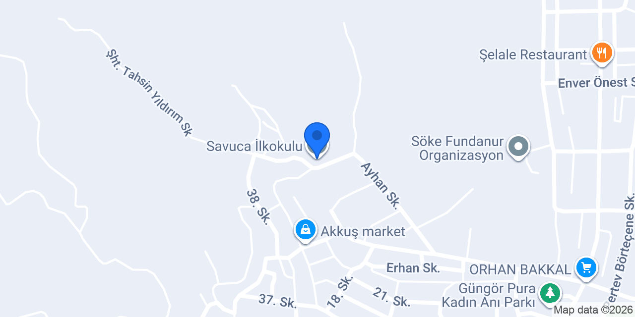 Savuca İlkokulu konumu