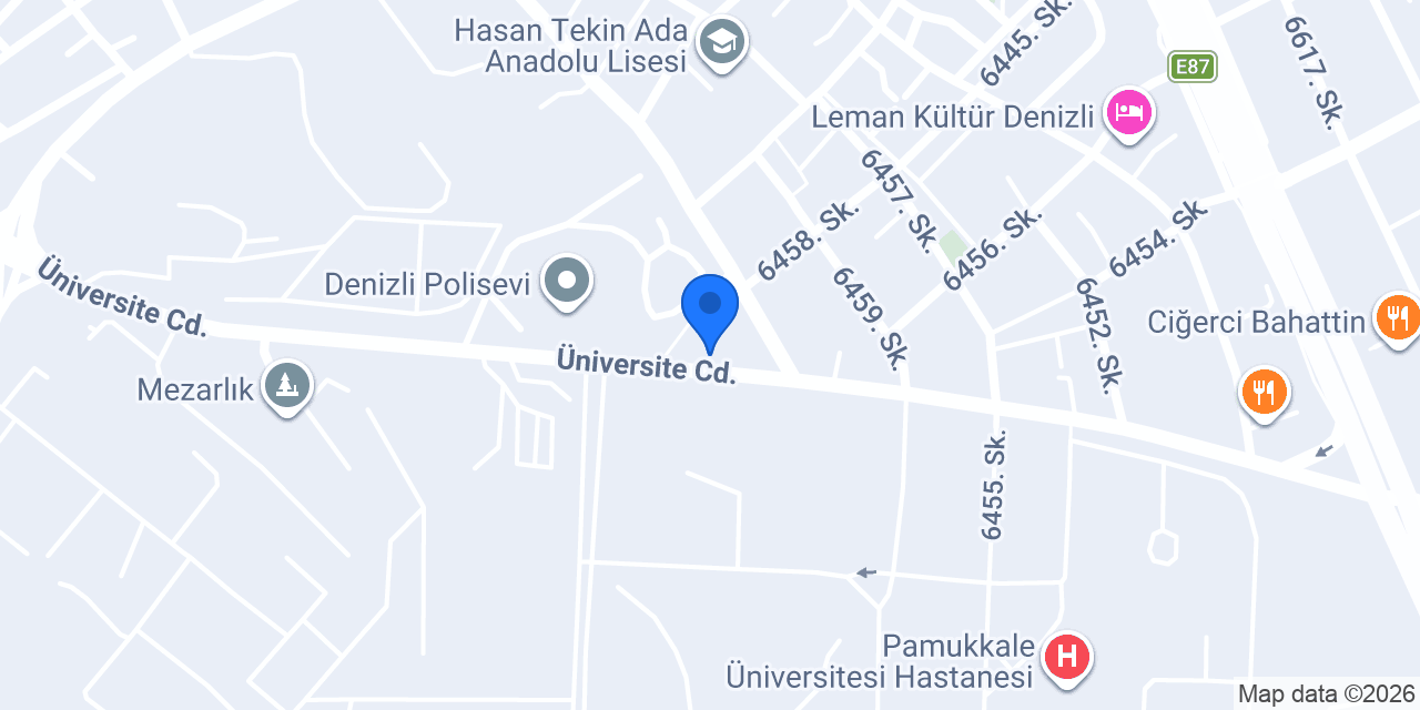 Üniversite TAKSİ konumu