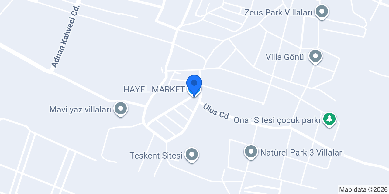 HAYEL MARKET konumu