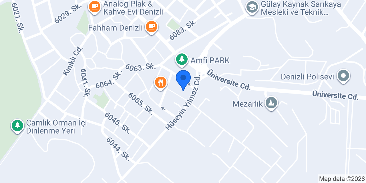Kızgın Döner Denizli konumu