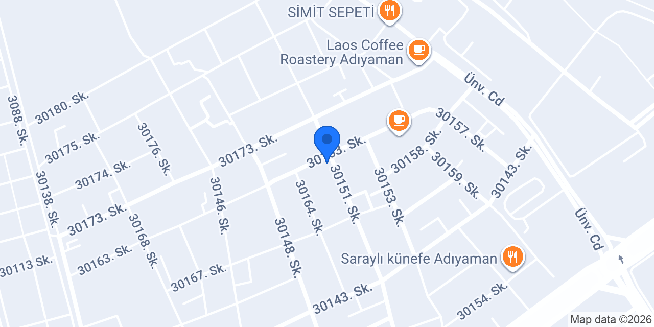 Hizmet Pide Fırını konumu