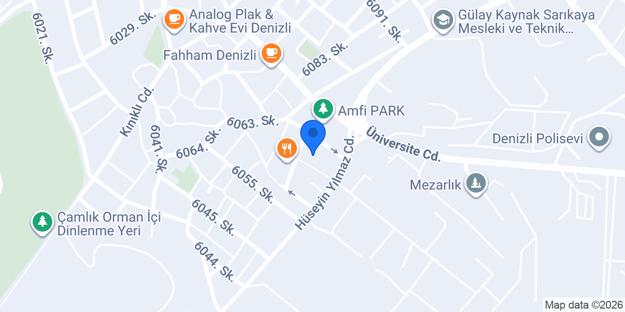 Bi'Kova Pilav Denizli konumu