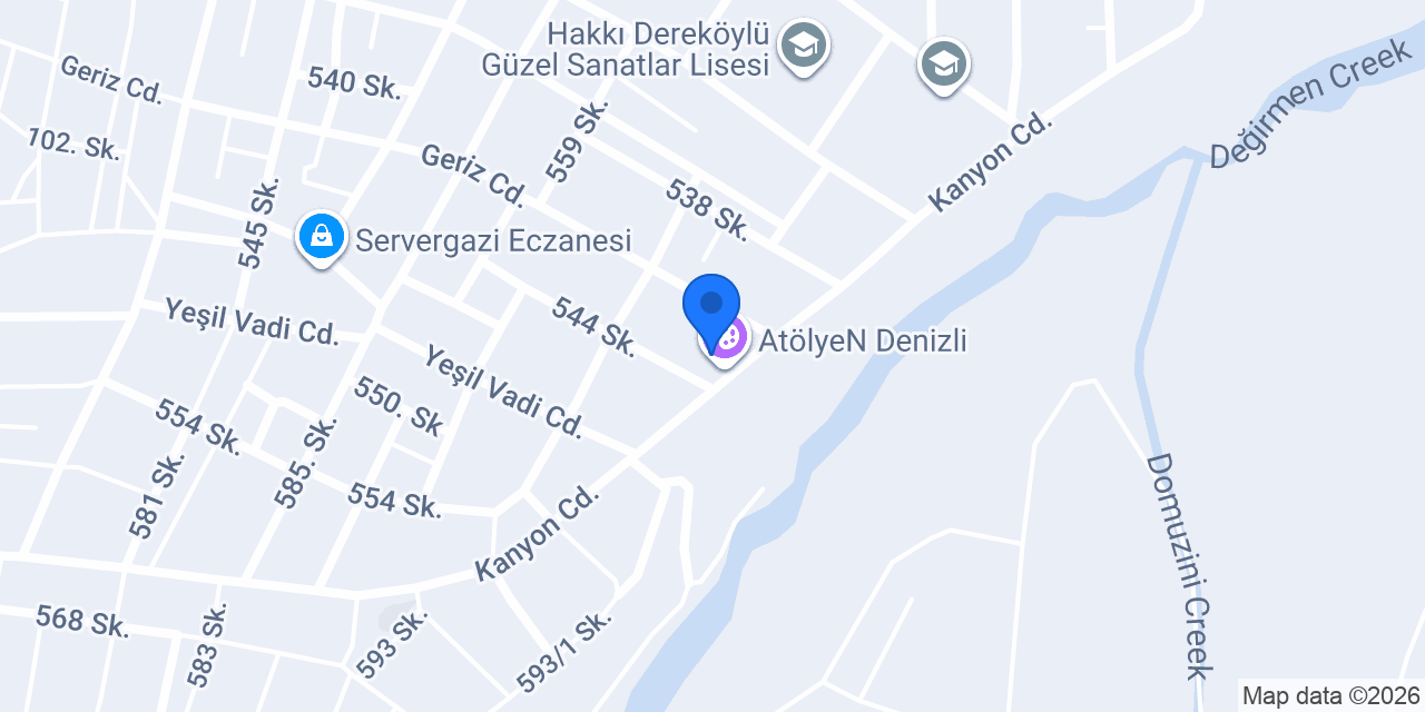 Mavi Ada Terapi Merkezi konumu
