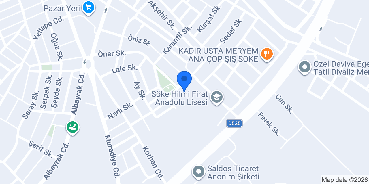 Sevda Fırat İlkokulu konumu