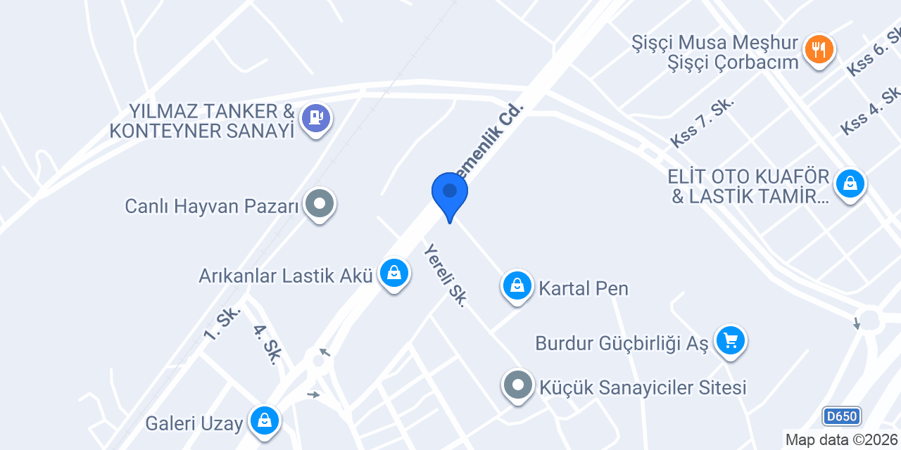 Yılmaz Tır Kantarı konumu