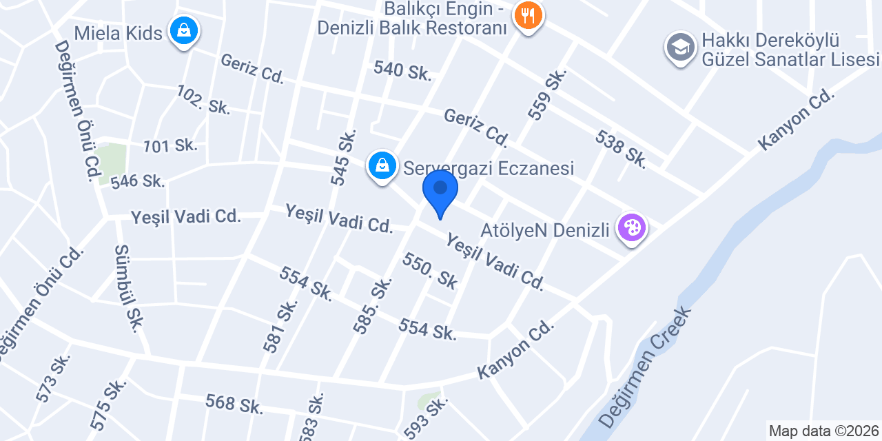 Sarıoğlu Eczanesi konumu