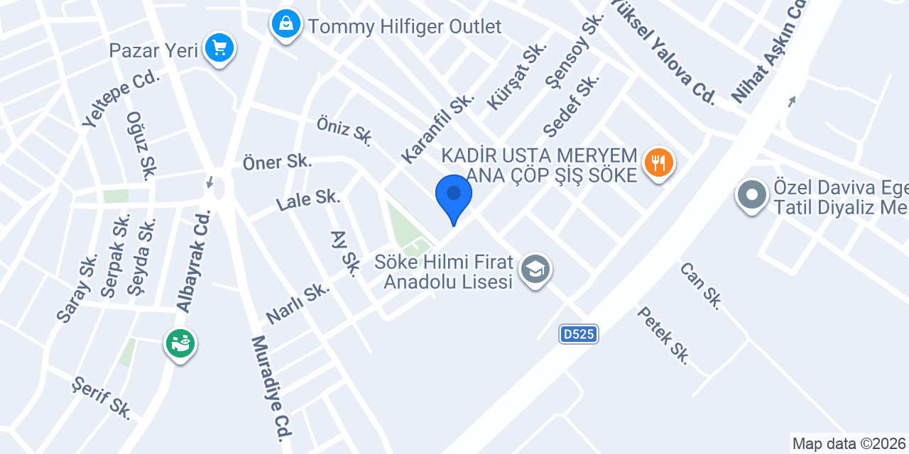Hediyelik Çiçekler konumu