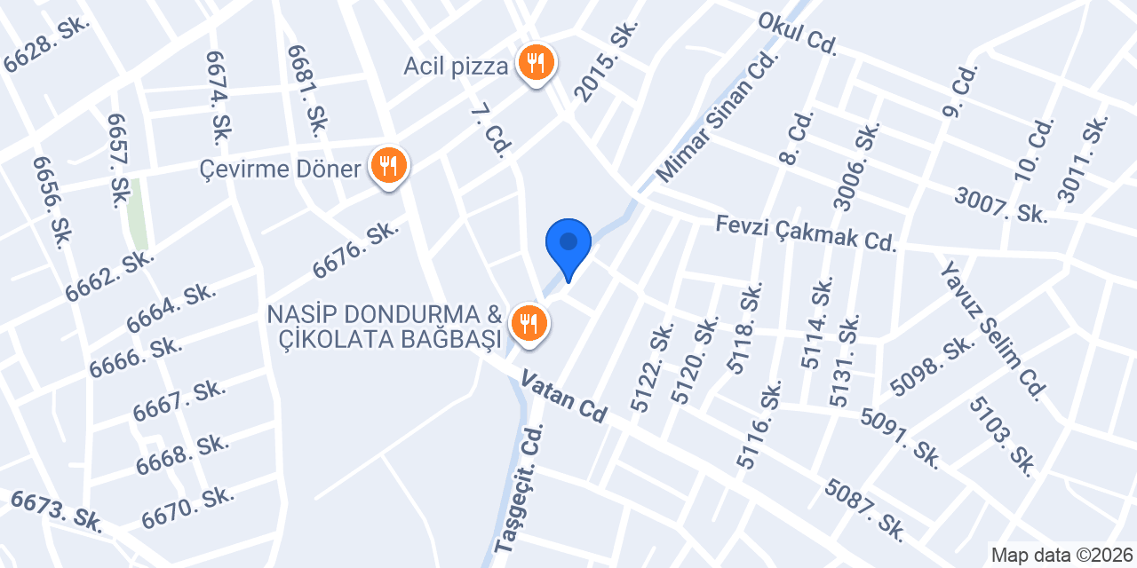 Akkaya Teknik konumu