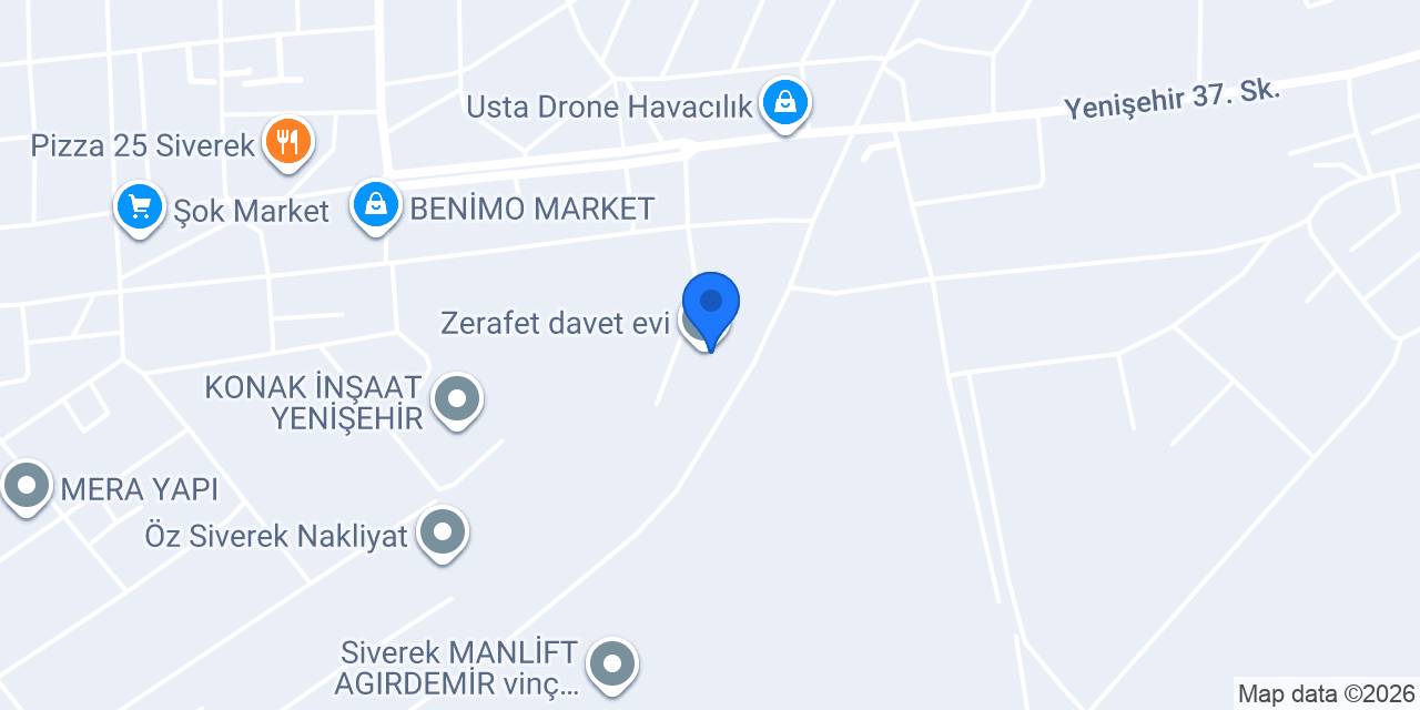 Zerafet davet evi konumu