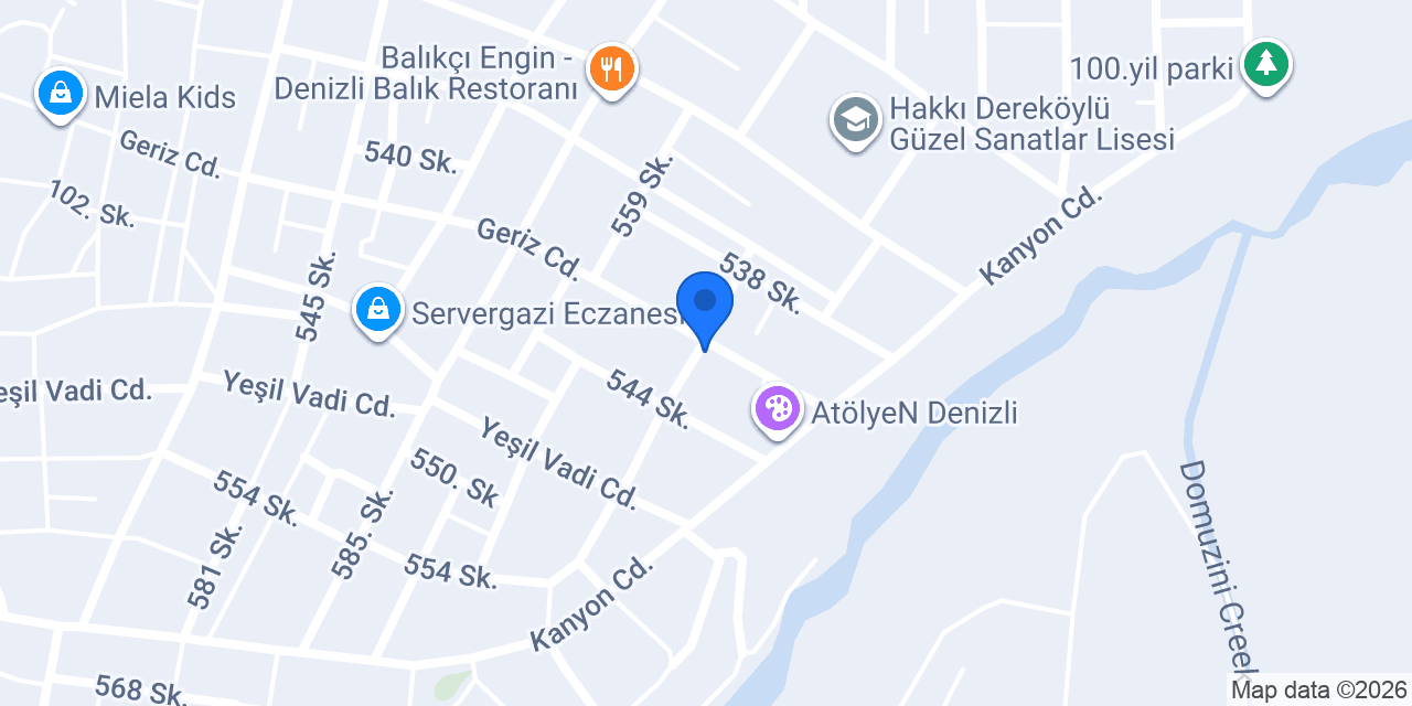 Ayn Seramik Atölyesi konumu