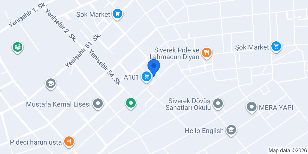 Siverek Aks Doğalgaz konumu