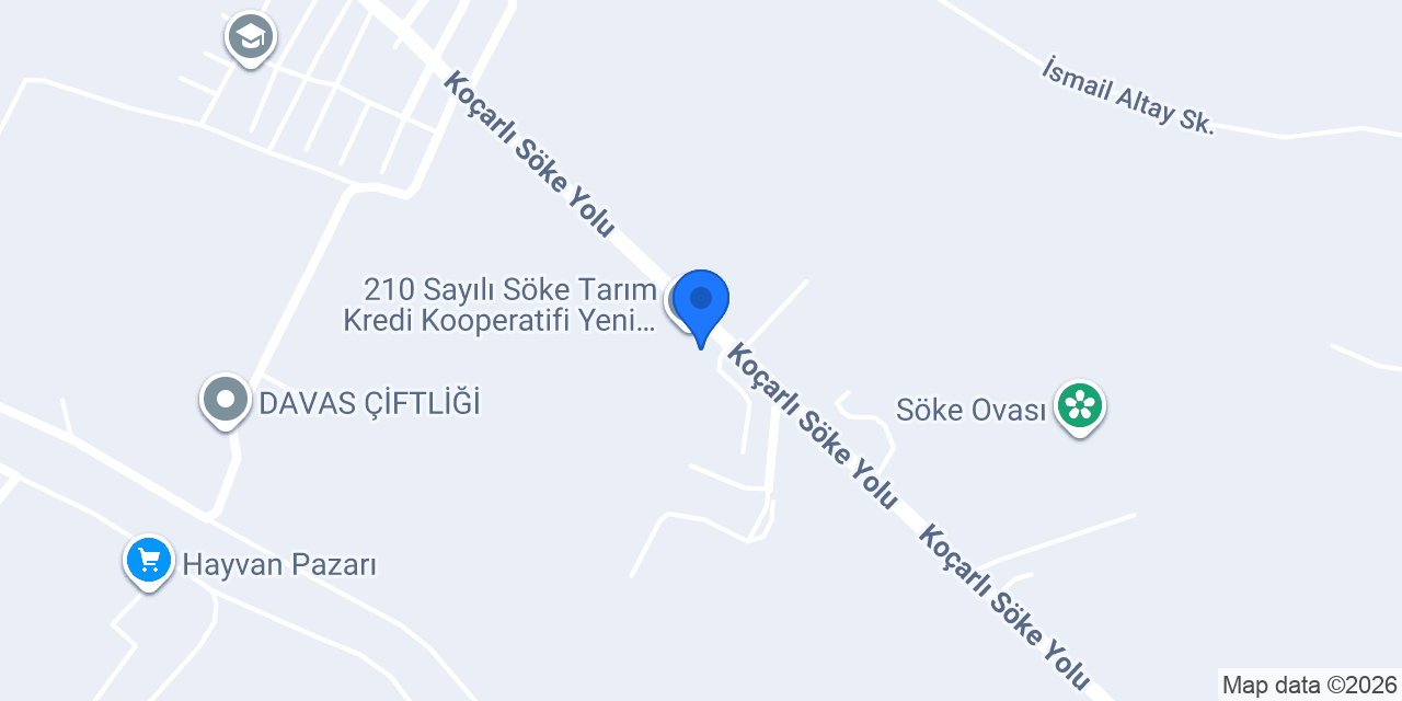 Ergün Yaş Meyve Sebze A.Ş. konumu