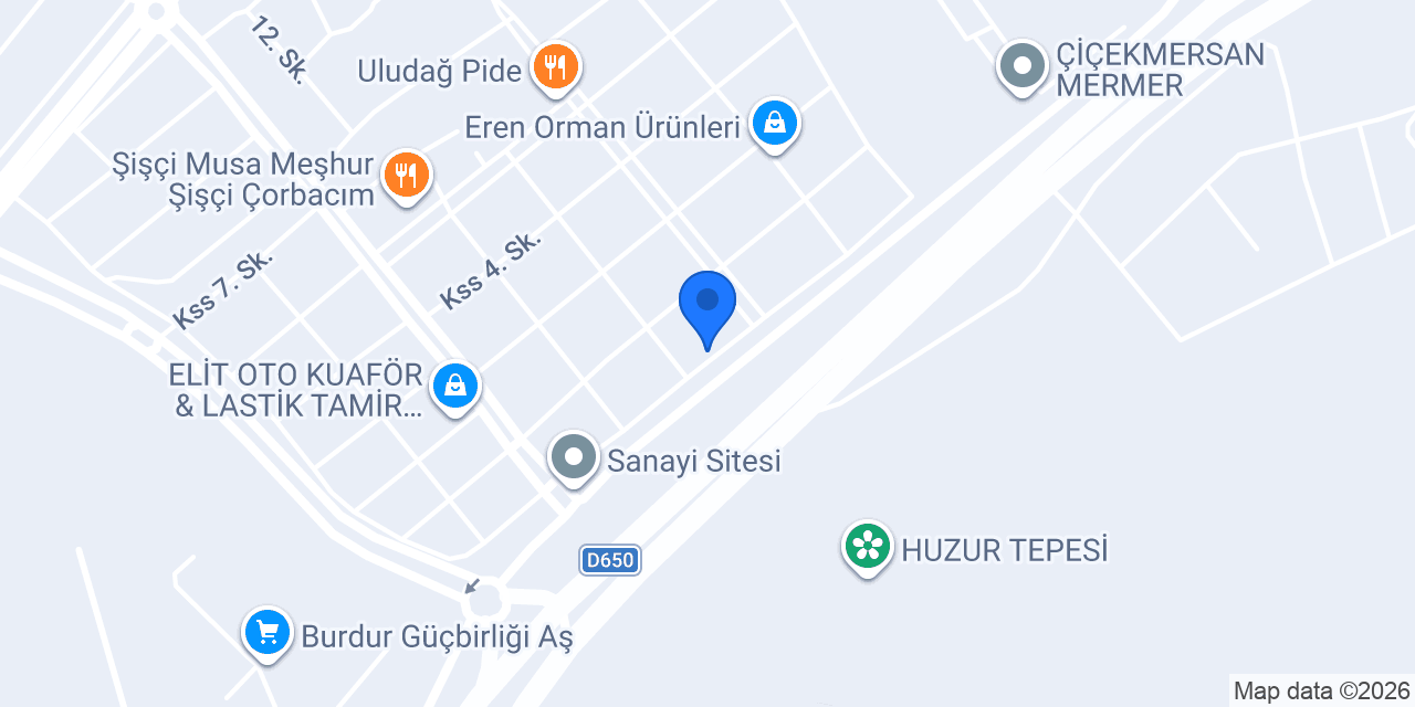 Güllüoğlu Motor Parçaları konumu
