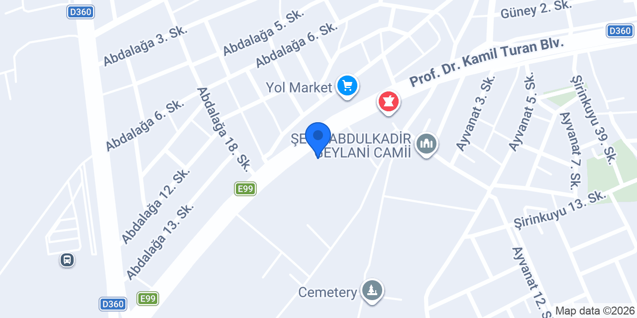 RS Oto Ekspertiz Şanlıurfa Siverek konumu