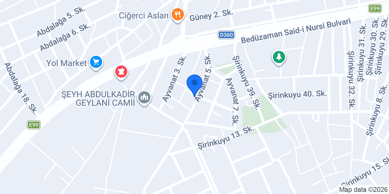 Siverek Meşhur Kadayıfçı konumu