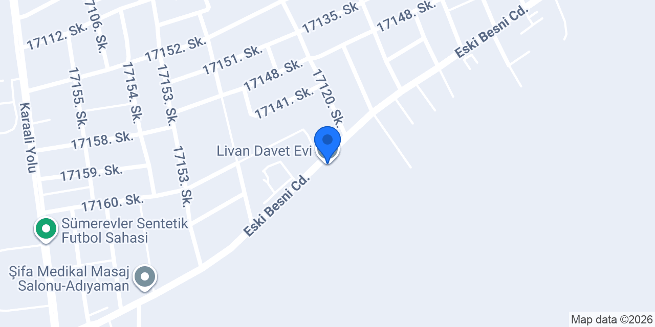 Livan Davet Evi konumu