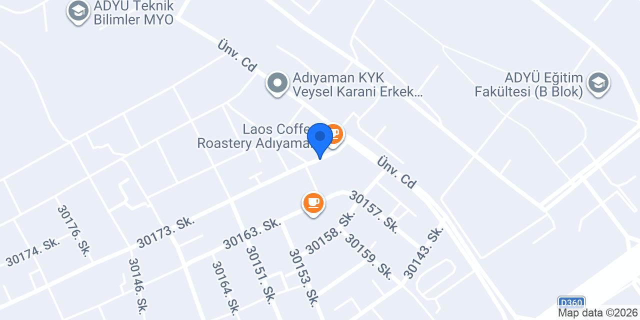 HELVACI ALİ ADIYAMAN konumu