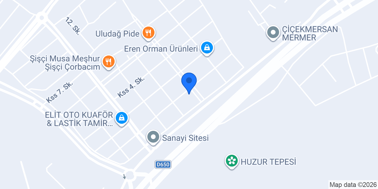 Hakan Oto Lastik - Burdur konumu
