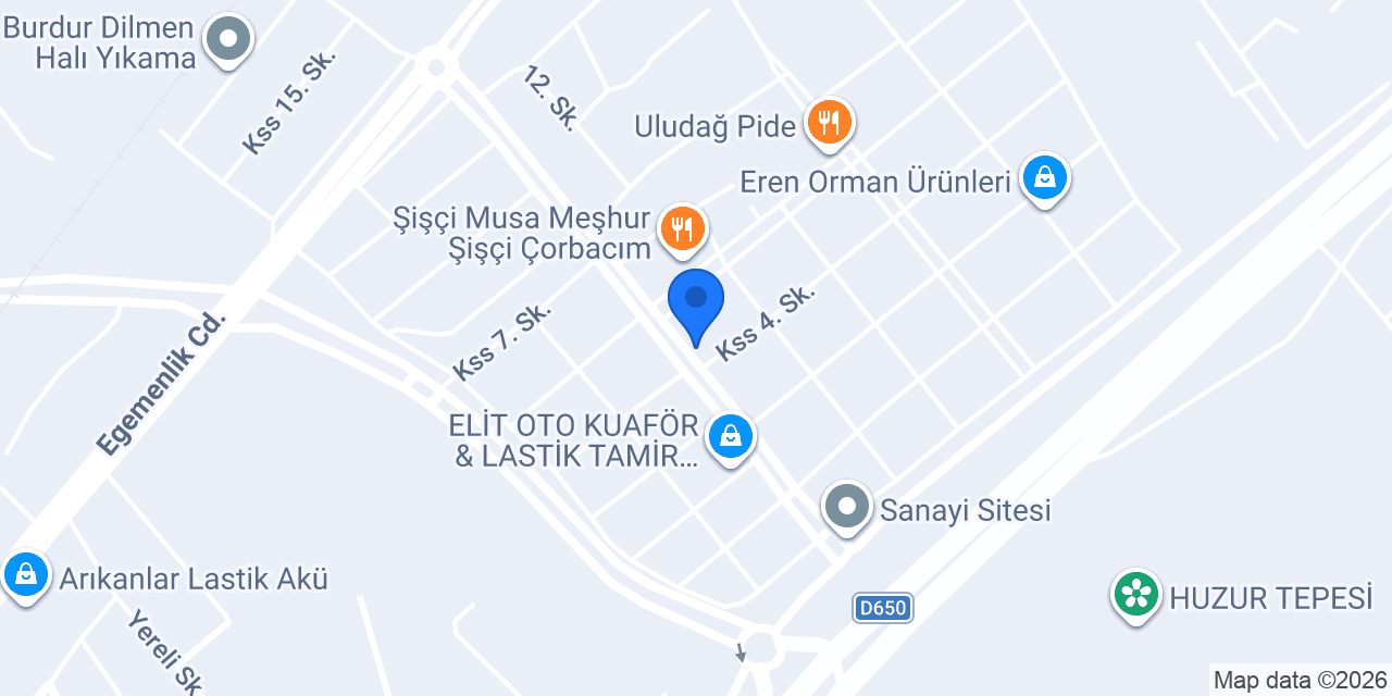 Gerçeker Civata Hırdavat konumu