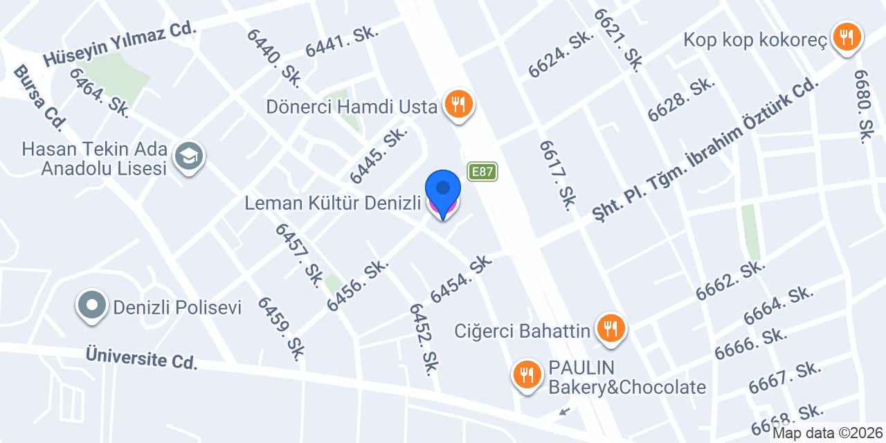 Leman Kültür Denizli konumu