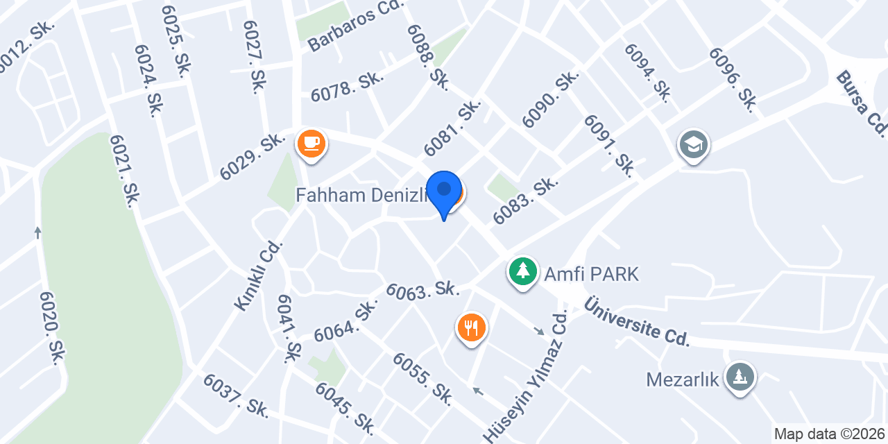 Gül Residence Plus Kampüs / Denizli konumu