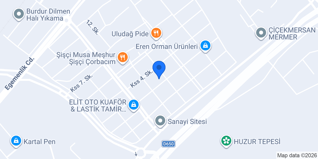 Özcan Oto Rotbalans konumu