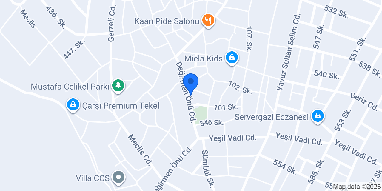 Yeşilköy Pideci konumu