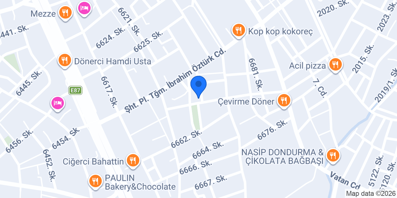 Nentor Fastfood konumu