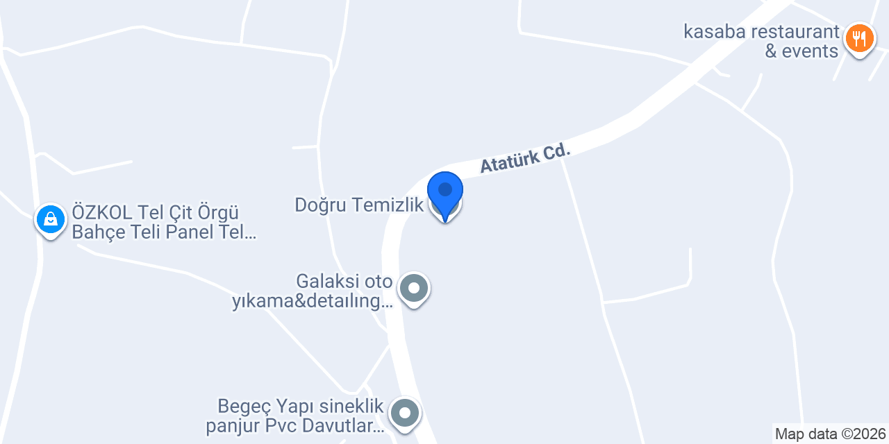 Doğru Temizlik konumu