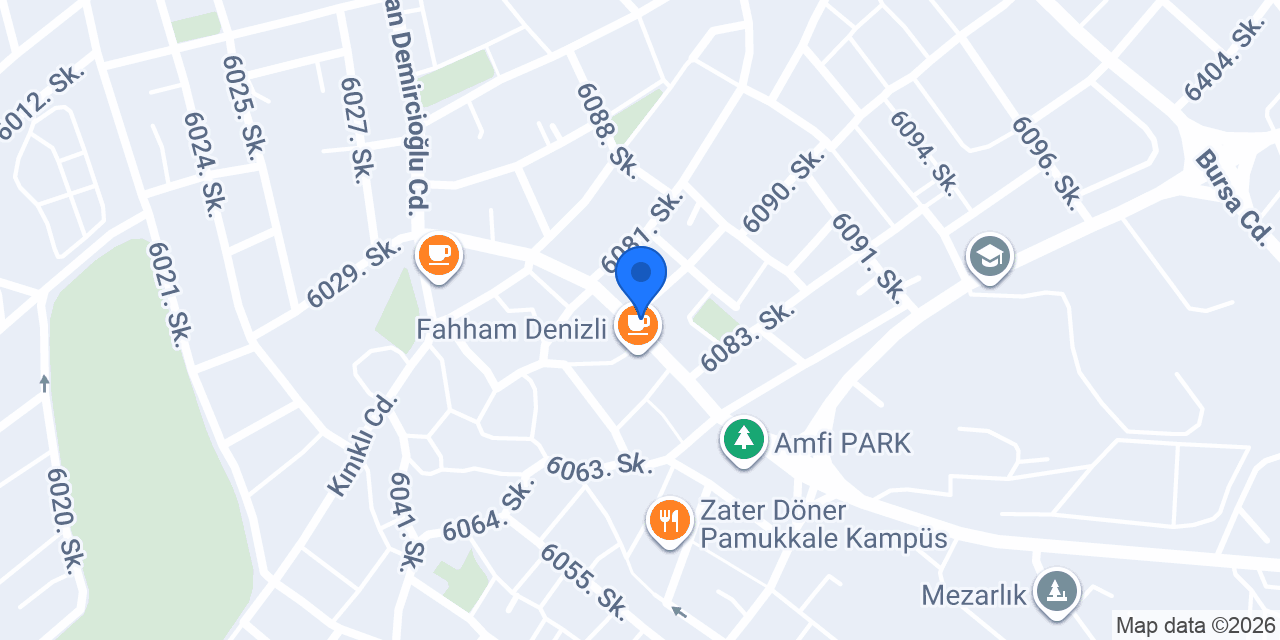 Simitçi Dünyası Denizli - Evlere Servis konumu