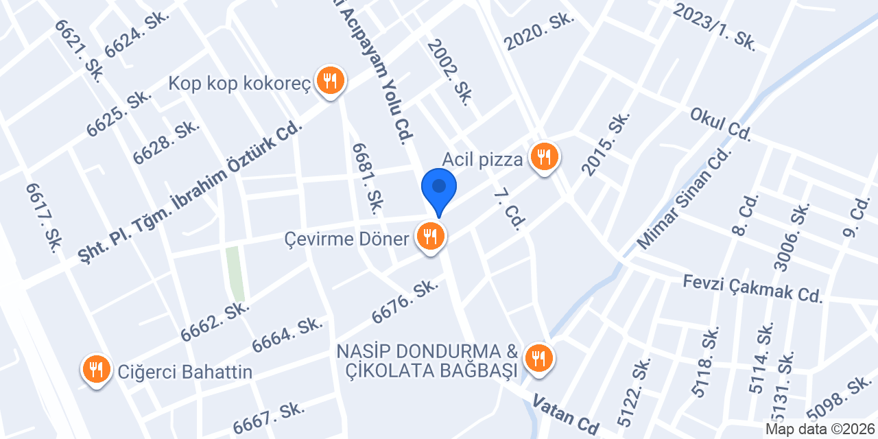 ZARİF DÖNER konumu