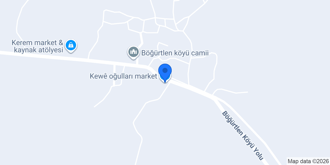 Kewê oğulları market konumu