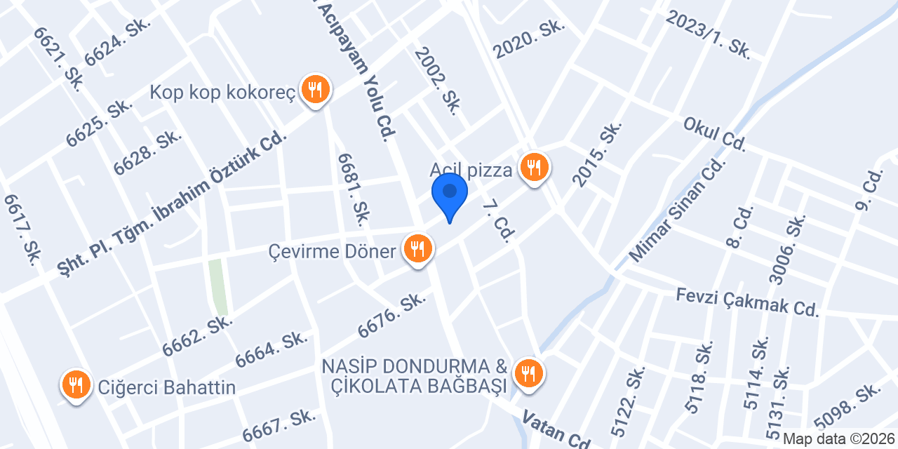 Sait Göksu Yapı Market konumu