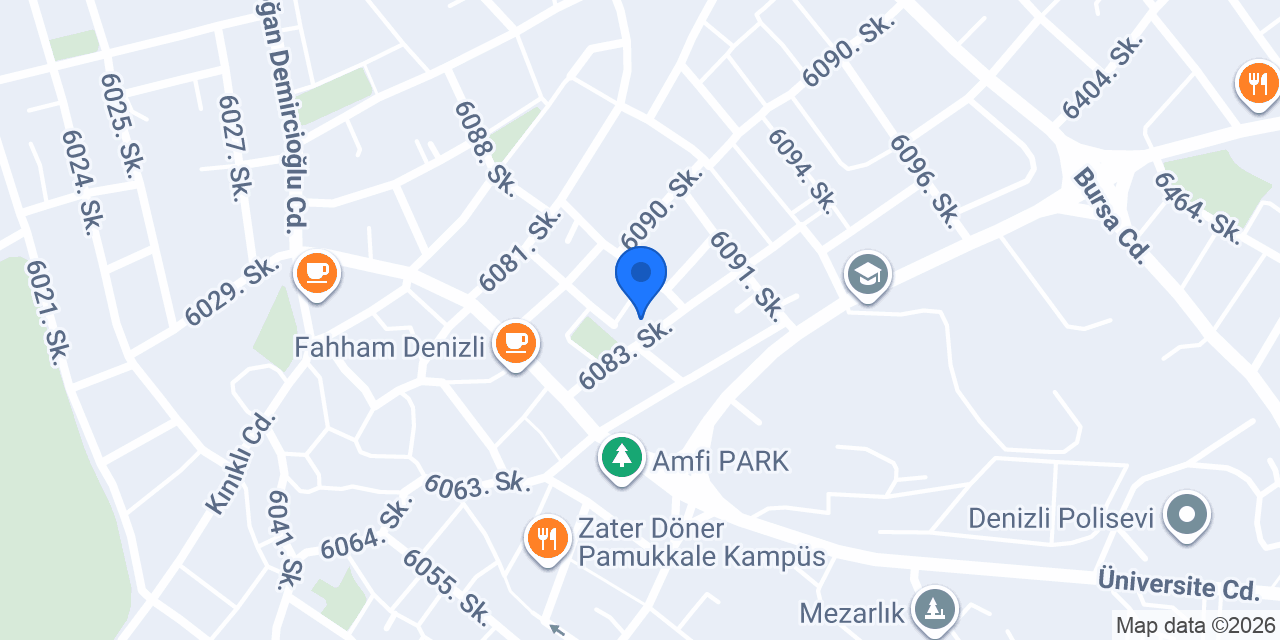 Pamuk Kafe Üniversite konumu