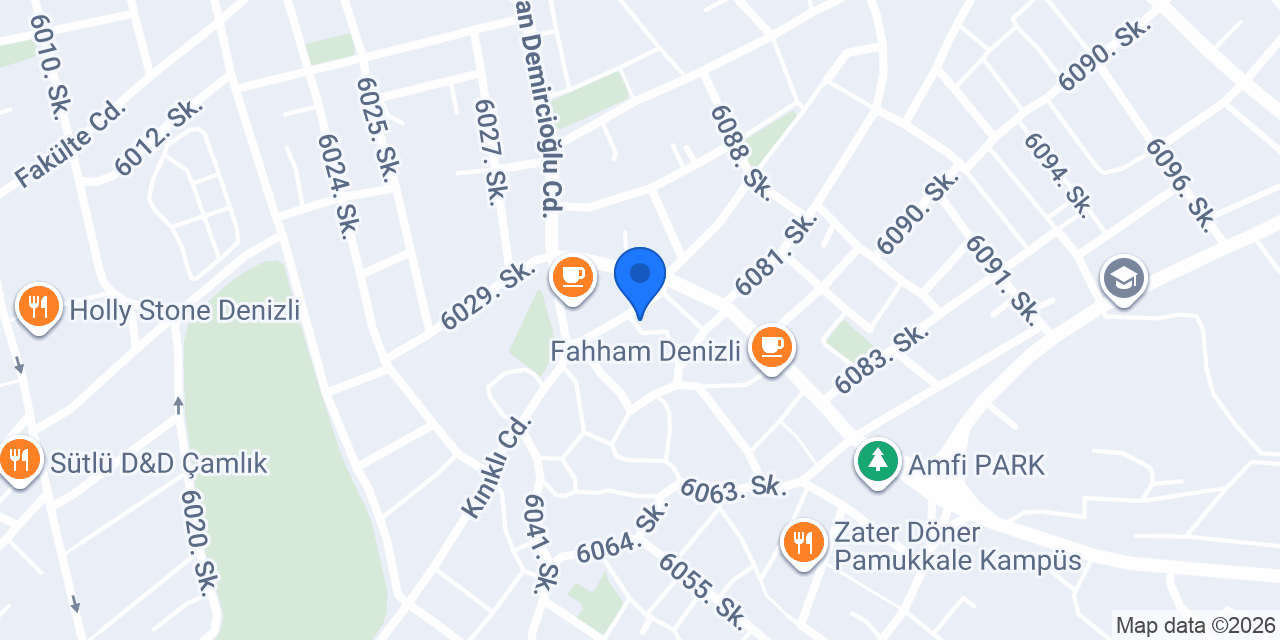 Gül Residence Vip Kampüs / Denizli konumu