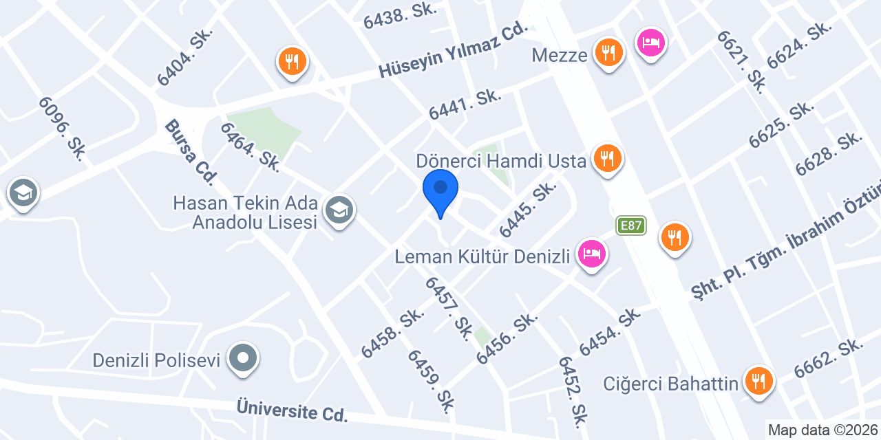 İki şeker pastanesi konumu