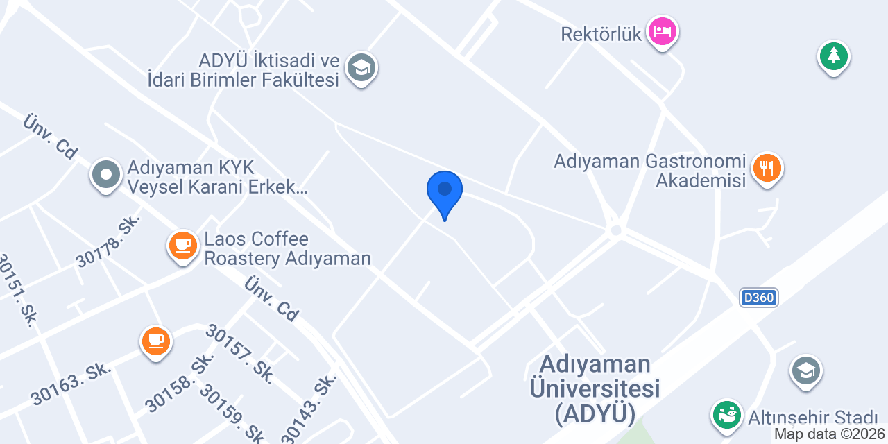 Adıyörem Çiğköfte ADYÜ konumu