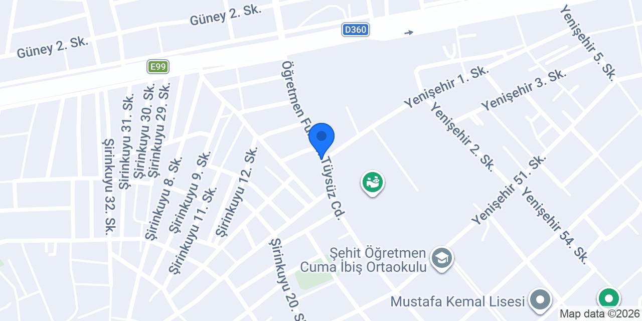 KILINÇ MARKET konumu