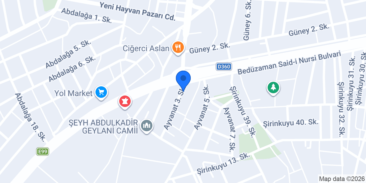 KİRAZ İNŞAAT konumu