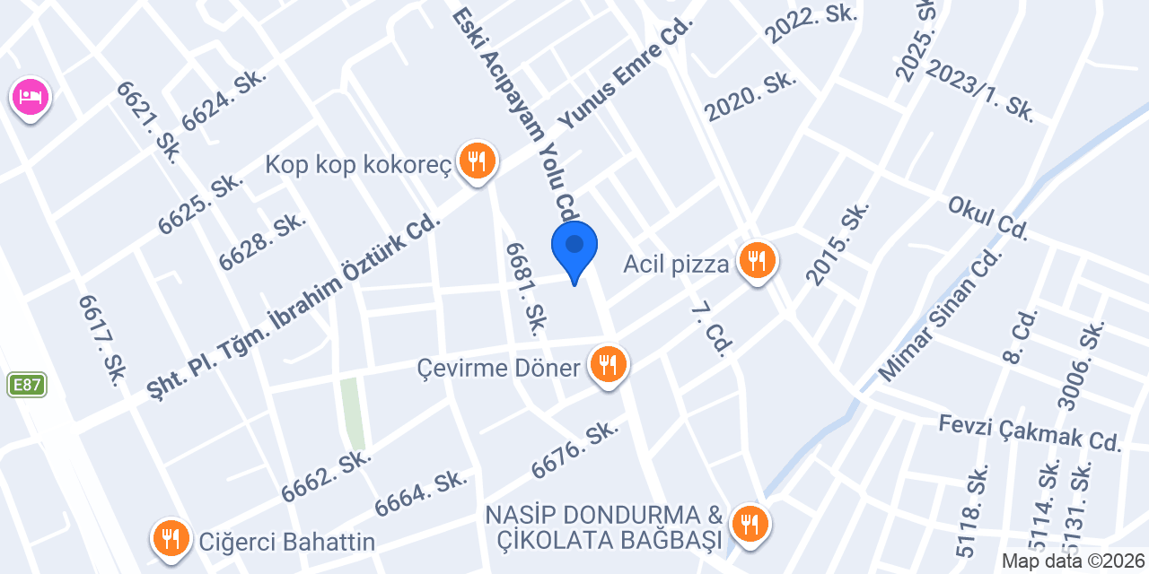 Zeynep Sultan Pastanesi konumu