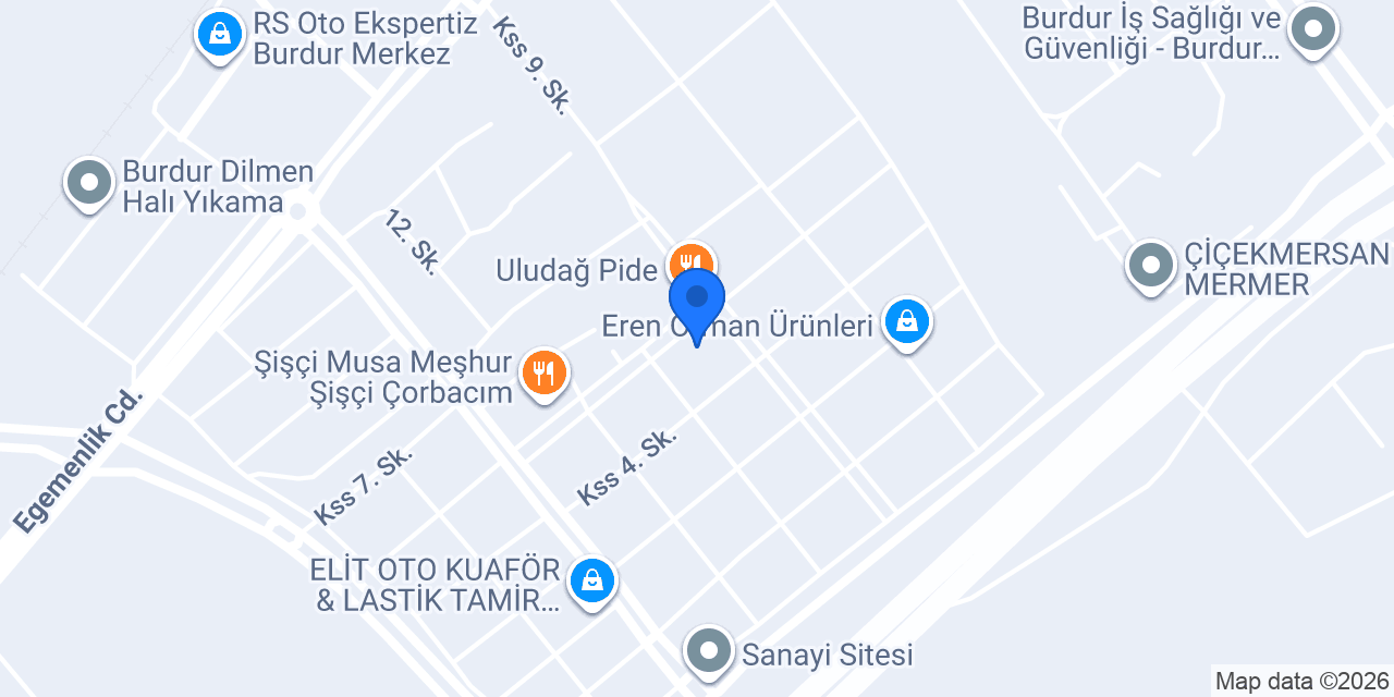 Demir Otomotiv konumu