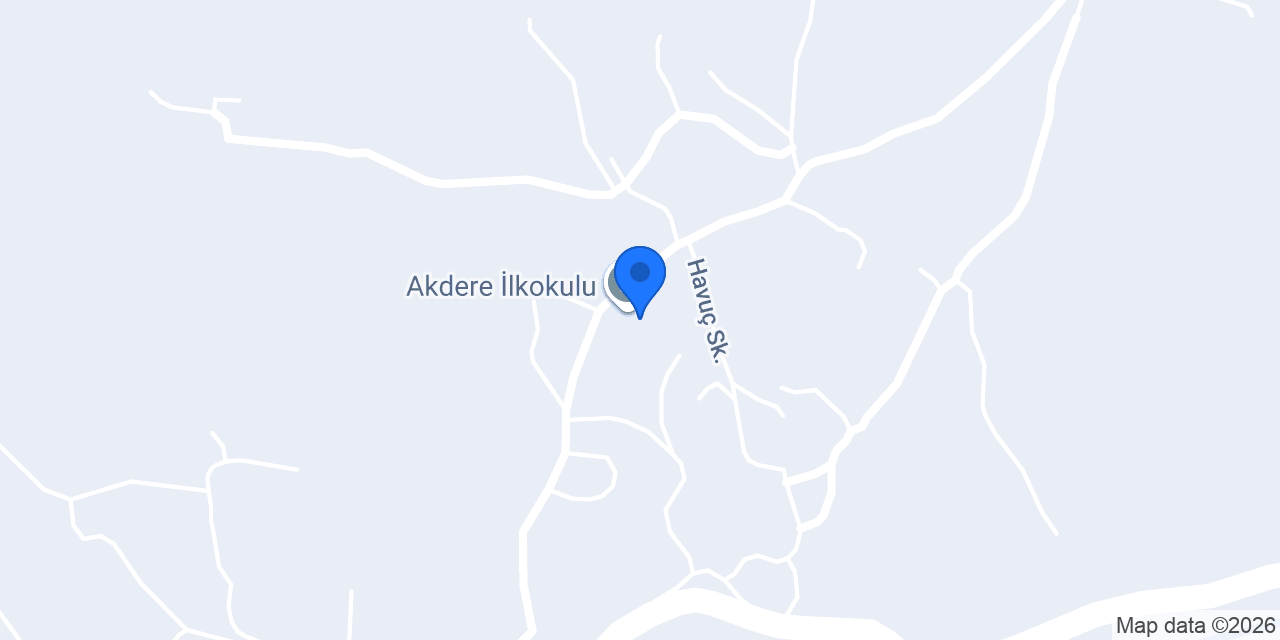 Akdere İlkokulu konumu