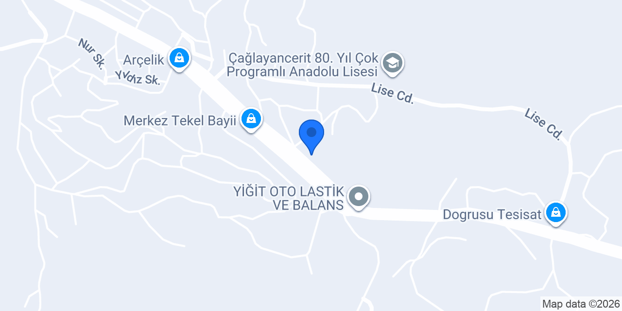 Caglayan Surucu Kursu konumu